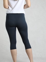 Weird Fish Aqua Blue Blondie Cropped Leggings - Image 2 of 6