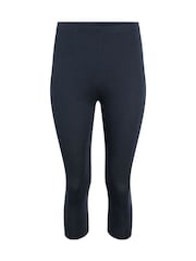 Weird Fish Aqua Blue Blondie Cropped Leggings - Image 6 of 6