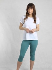 Weird Fish Blue Blondie Cropped Leggings - Image 1 of 6