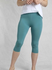 Weird Fish Blue Blondie Cropped Leggings - Image 3 of 6