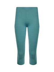 Weird Fish Blue Blondie Cropped Leggings - Image 5 of 6