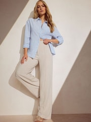 Long Tall Sally Blue Stripe Shirt - Image 3 of 6