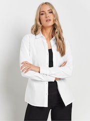 Long Tall Sally White 100% Cotton Shirt - Image 1 of 6