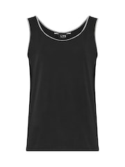 Long Tall Sally Black Whipstitch Vest - Image 5 of 5