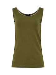 Long Tall Sally Green Whipstitch Vest - Image 5 of 5