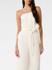 Forever New White Rosa Utility Strappy Jumpsuit - Image 3 of 4