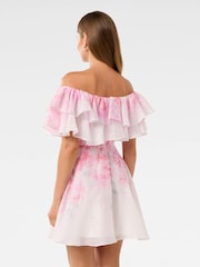 Forever New Pink Ellie Ruffle Mini Dress - Image 2 of 5