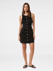 Forever New Black Pure Montana Contrast Shift Mini Dress - Image 5 of 5
