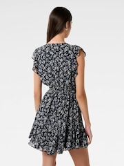 Forever New Blue Maxine Flutter Sleeves Mini Dress - Image 2 of 5