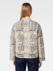 Forever New Green Astrid Quilted Liner 100% Cotton Jacket - Image 2 of 5