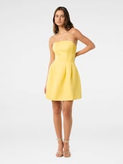 Forever New Yellow Shayla Strapless Mini Dress - Image 5 of 5