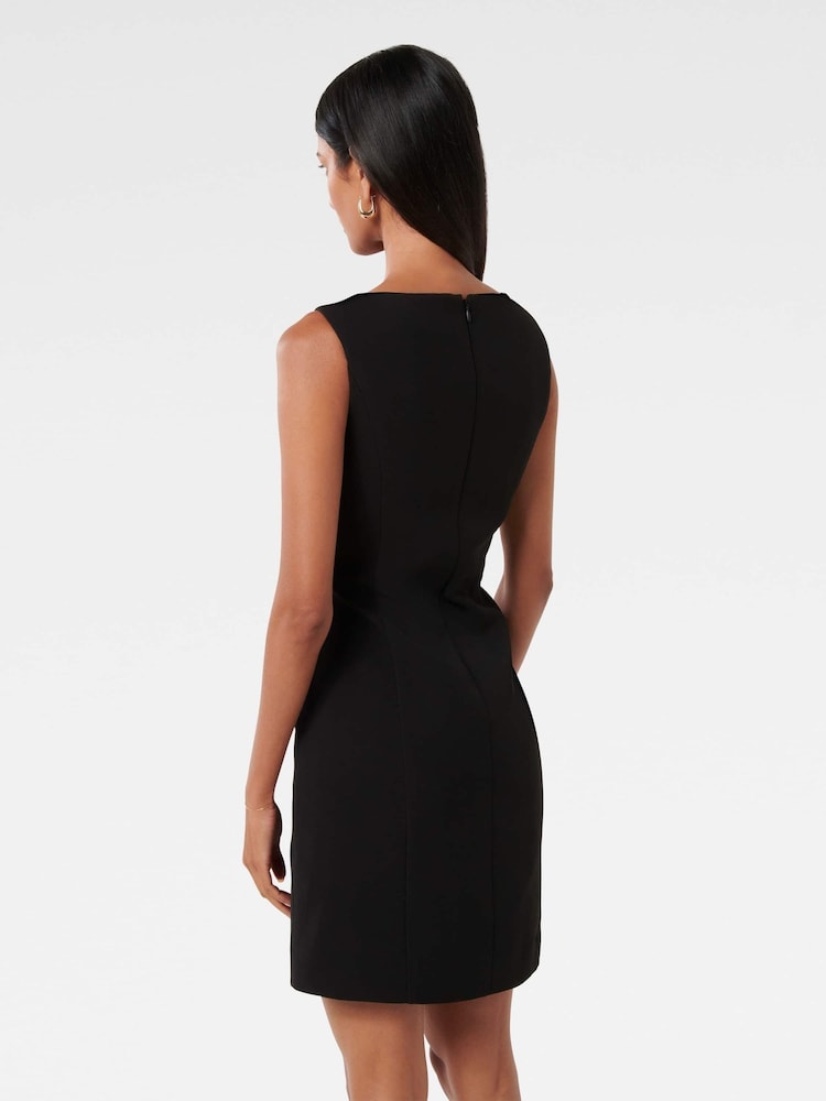 Forever New Black Caitlin Petite Workwear Mini Dress - Image 5 of 5