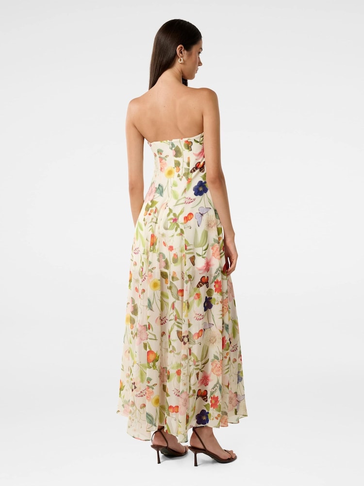Forever New Cream Kimora Strapless Midi Dress - Image 2 of 4