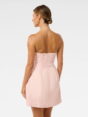 Forever New Pink Shayla Petite Strapless Mini Dress - Image 2 of 5