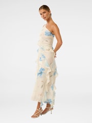 Forever New White Petite Belle Petite One Shoulder Gown - Image 4 of 4