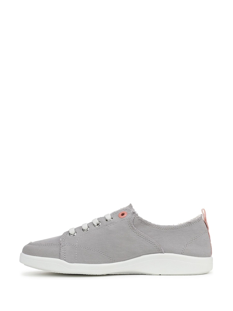 Vionic Regular Fit Grey Pismo Arch Support Lace-Up Trainers - Image 2 of 7
