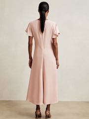 Reiss Pale Pink Rowe Dress - Image 5 of 6