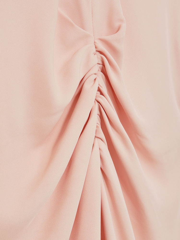 Reiss Pale Pink Rowe Dress - Image 6 of 6