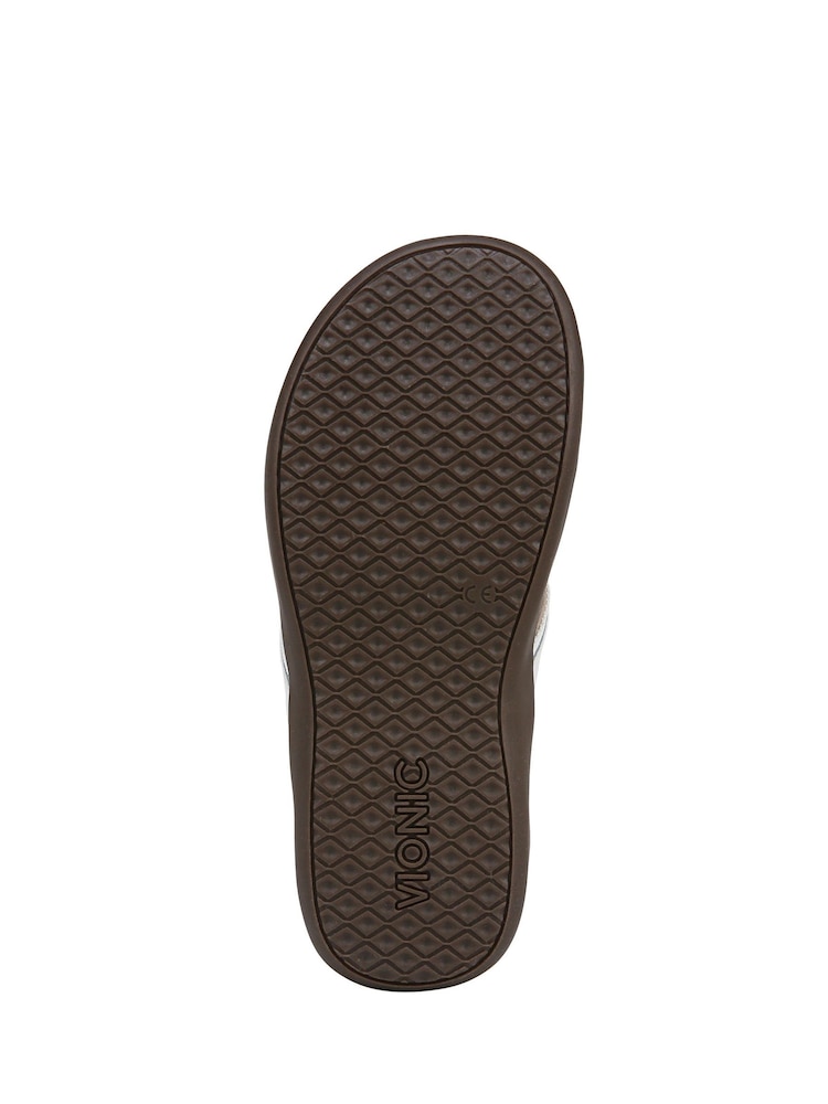 Vionic Regular Fit Tide Arch Support Toe Post Sandals - Image 7 of 7