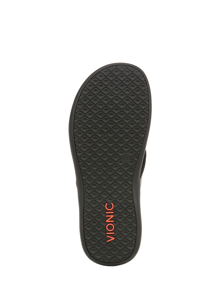 Vionic Regular Fit Tide Arch Support Toe Post Sandals - Image 7 of 7