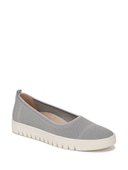 siva - Vionic v standardnem kroju modra Uptown Arch Support Ballet čevlji s plosko peto/brez pete - Slika 3 iz 6