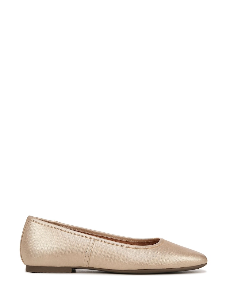 zlata (barva); zlato - Vionic Regular Fit Orinda Arch Support Ballet Flats - Slika 1 iz 6