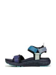 Vionic Regular Fit Blue Walk Max Wanderer Arch Support Sandals - Image 2 of 7