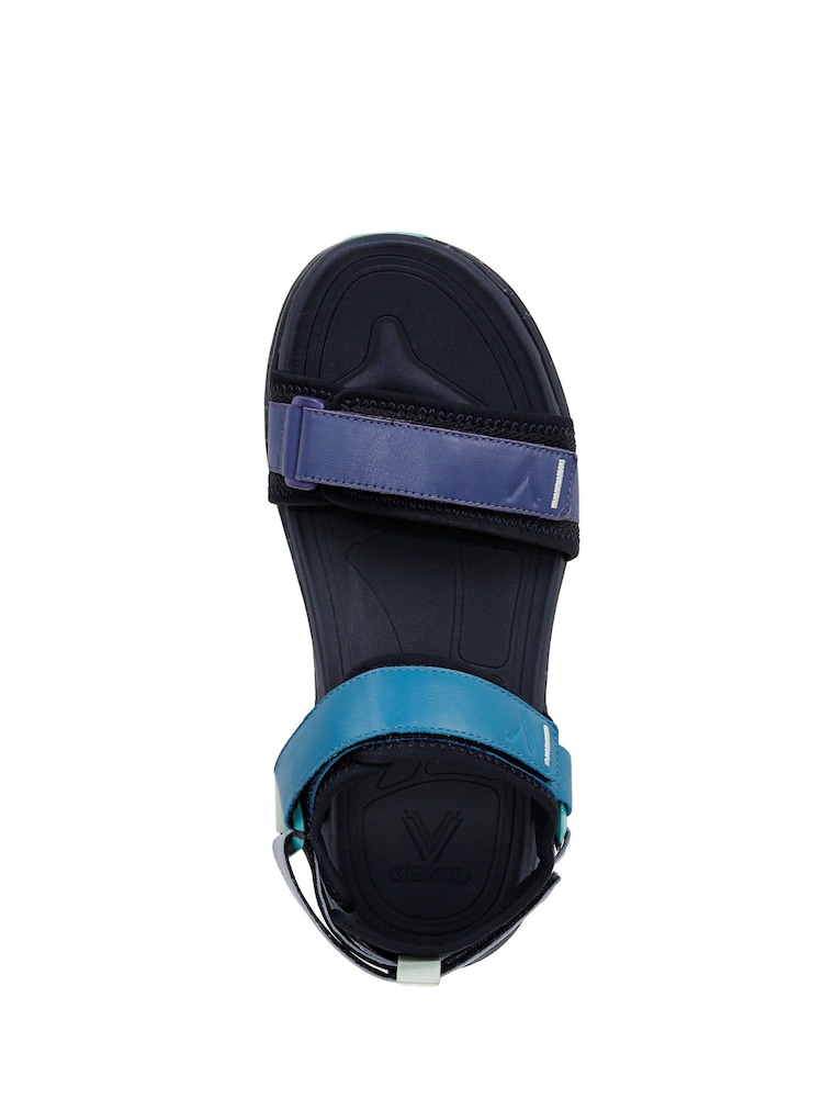 Vionic Regular Fit Blue Walk Max Wanderer Arch Support Sandals - Image 6 of 7