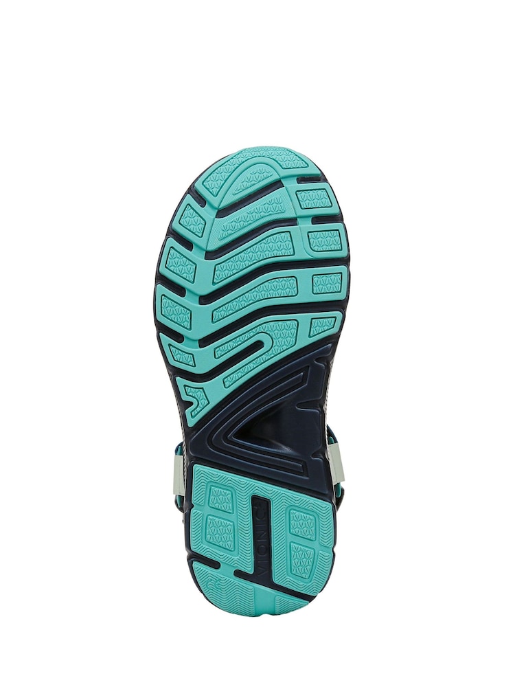 Vionic Regular Fit Blue Walk Max Wanderer Arch Support Sandals - Image 7 of 7