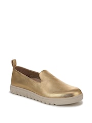 zlata (barva); zlato - Vionic mokasini standardnega kroja Uptown Willa Arch Support - Slika 3 iz 7