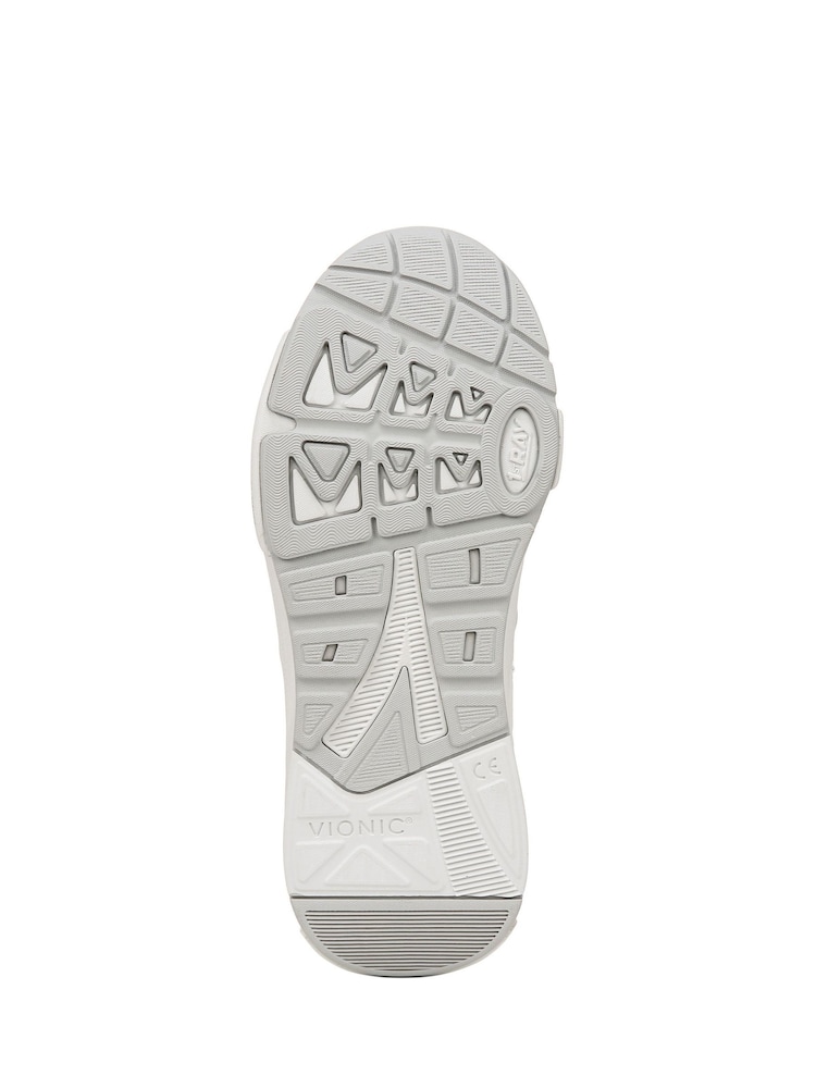 Vionic Regular Fit Walk Strider 001 Arch Support White Trainers - Image 7 of 7