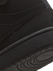 Nike Black Junior Court Borough Mid 2 Trainers - Image 8 of 9