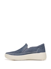 Vionic Wide Fit Blue Kearny Arch Support Slip On Trainers - Image 2 of 7