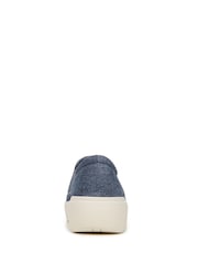 Vionic Wide Fit Blue Kearny Arch Support Slip On Trainers - Image 5 of 7