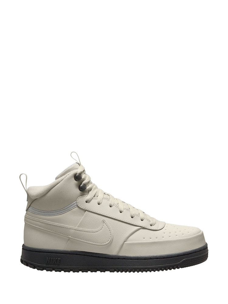 Nike Black Court Vision Mid Winterized Trainers - Image 1 of 4