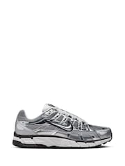 Nike Grey/Silver P-6000 Trainers - Image 3 of 10