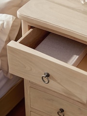 Light Natural Sadie Solid Mango Wood 7 Drawer Chest - Image 4 of 11