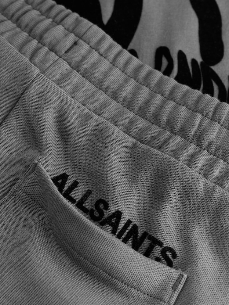 smALLSAINTS Charcoal Grey/Flocked Orlando T-Shirt and Sweat Shorts Set - Image 16 of 16