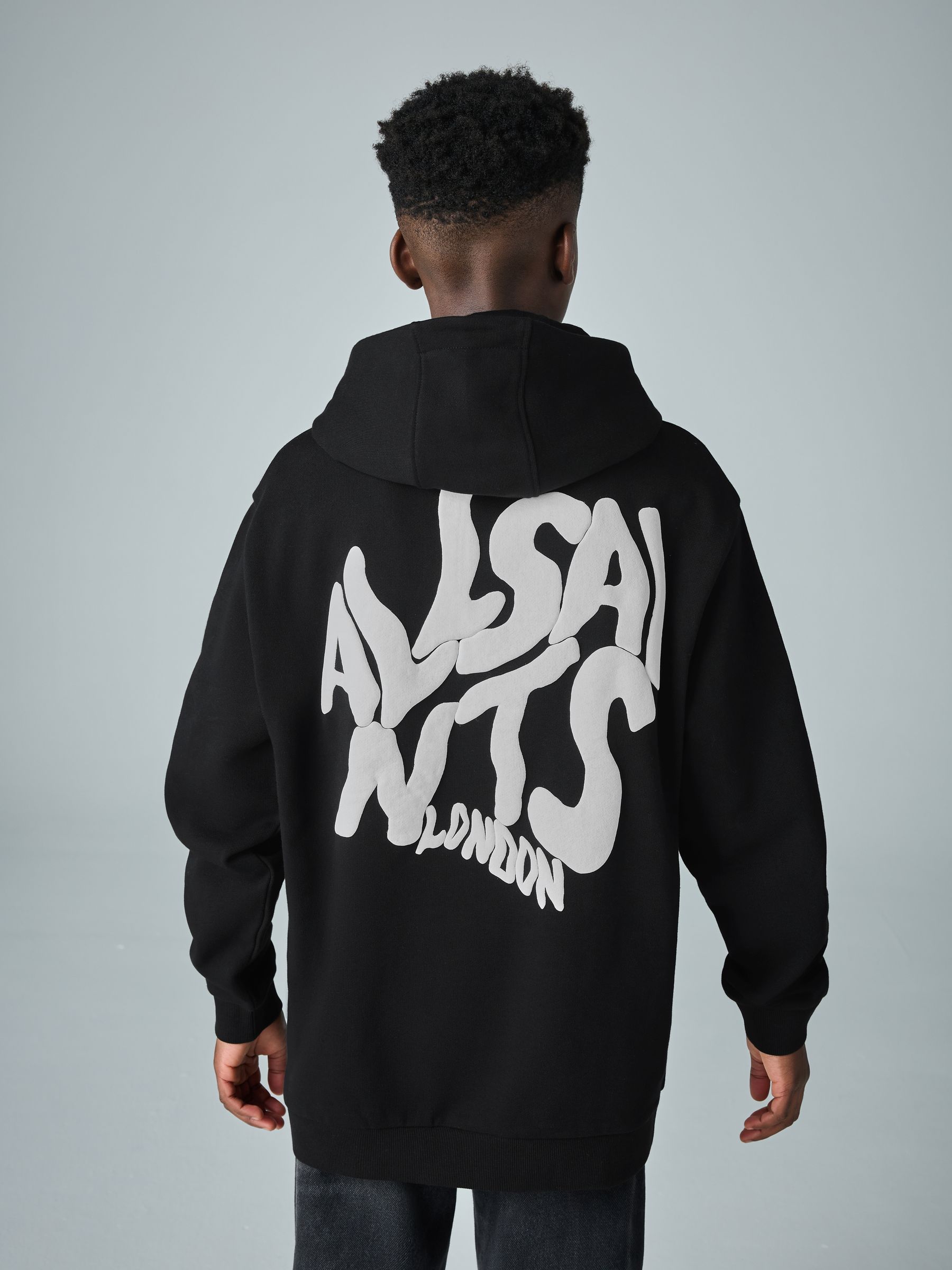Buy smALLSAINTS Black Oversized Orlando Pullover Hoodie from Next