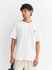 Folk Natural People Embroidery T-Shirt - Image 1 of 9