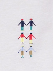 Folk Natural People Embroidery T-Shirt - Image 9 of 9