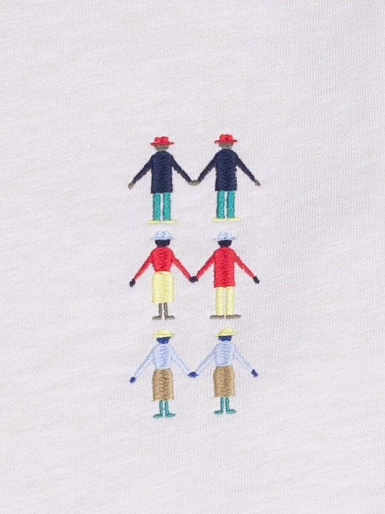 Folk Natural People Embroidery T-Shirt - Image 9 of 9