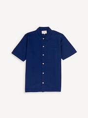 Folk Blue Relaxed Fit Gabe Shirt - Image 1 of 4