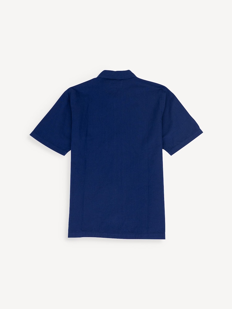 Folk Blue Relaxed Fit Gabe Shirt - Image 2 of 4