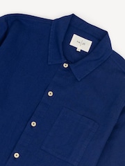 Folk Blue Relaxed Fit Gabe Shirt - Image 3 of 4