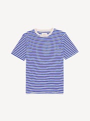 Folk Blue Classic Stripe T-Shirt - Image 1 of 4