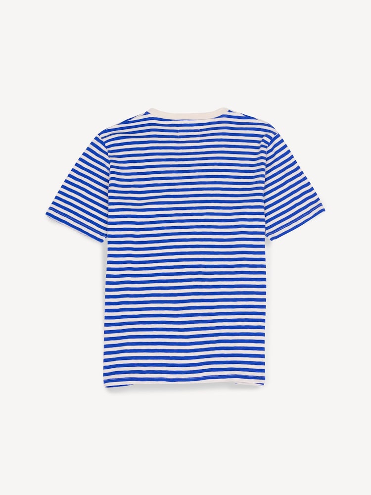 Folk Blue Classic Stripe T-Shirt - Image 2 of 4