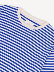 Folk Blue Classic Stripe T-Shirt - Image 3 of 4