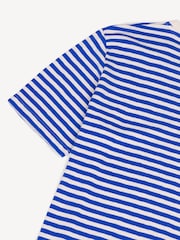 Folk Blue Classic Stripe T-Shirt - Image 4 of 4