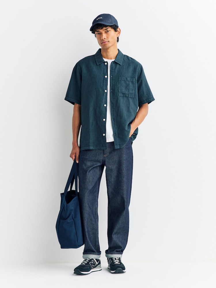 Folk Green Relaxed Fit Gabe Shirt - Image 2 of 5